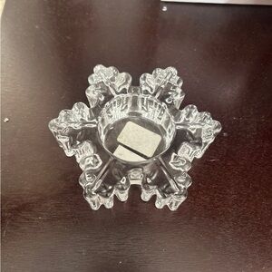Yankee candle snowflake candle holder
